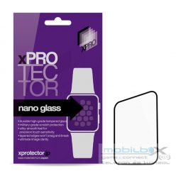   Apple Watch 42mm Xprotector Nano Glass kijelzővédő fólia, fekete kerettel