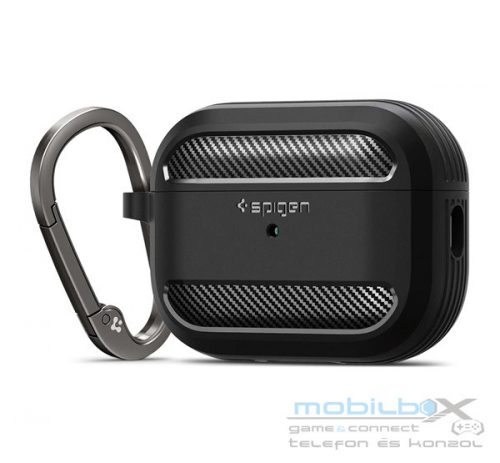 Spigen Rugged Armor Apple Airpods Pro 2 tok, fekete