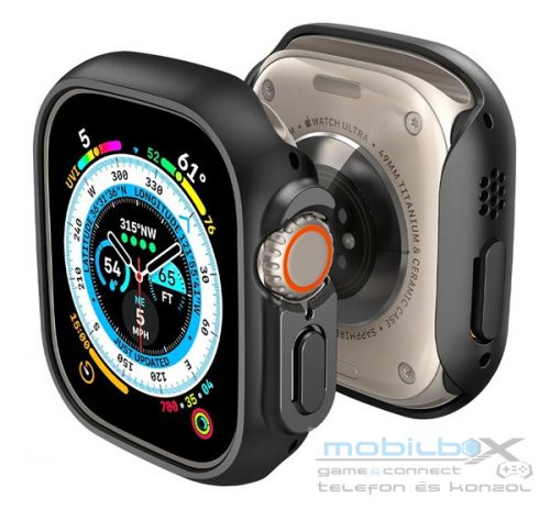 Spigen Thin Fit Apple Watch UItra 2/1 (49mm), fekete tok