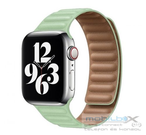 Phoner Apple Watch műbőr pánt szíj, 42/44/45mm, keki