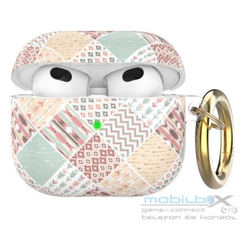 Phoner Style Apple Airpods Pro szilikon tok, geometric