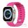 Phoner River Apple Watch 49/45/44/42 mm szilikon szíj, pink