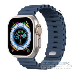   Phoner River Apple Watch 41/40/38 mm szilikon szíj, mélykék