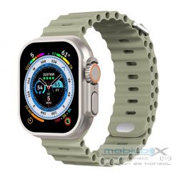 Phoner River Apple Watch 41/40/38 mm szilikon szíj, keki