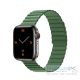 Phoner Rever Apple Watch forgatható mágneses szilikon szíj, 41/40/38mm, S/M, zöld