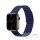 Phoner Rever Apple Watch forgatható mágneses szilikon szíj, 41/40/38mm, S/M, kék