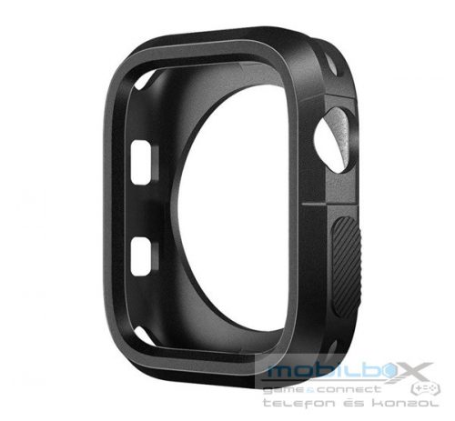 Phoner Twin Apple Watch szilikon tok, 41mm, fekete