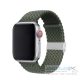 Phoner Spun Apple Watch csatos fonott szövet szíj, 38/40/41mm, zöld