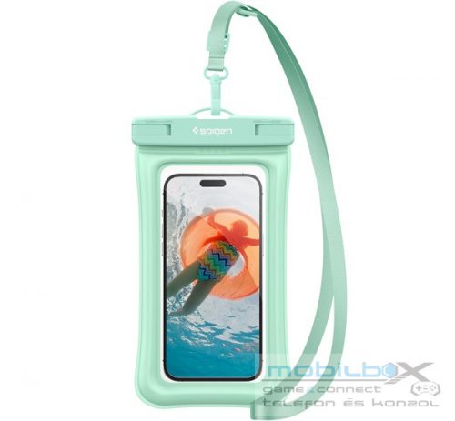 Spigen Aqua Shield Floating A610 univerzális lebegő vízálló tok, menta