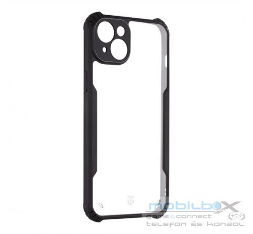 Tactical Quantum Stealth Apple iPhone 15 Plus tok, fekete/átlátszó