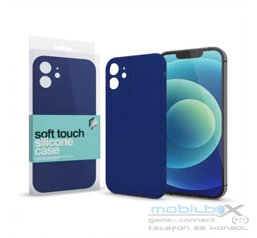 Xprotector Soft Touch szilikon tok Slim Apple iPhone 15 Pro Max, sötétkék