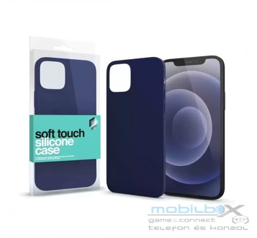 Xprotector Soft Touch szilikon tok Apple iPhone 15 Pro, sötétkék