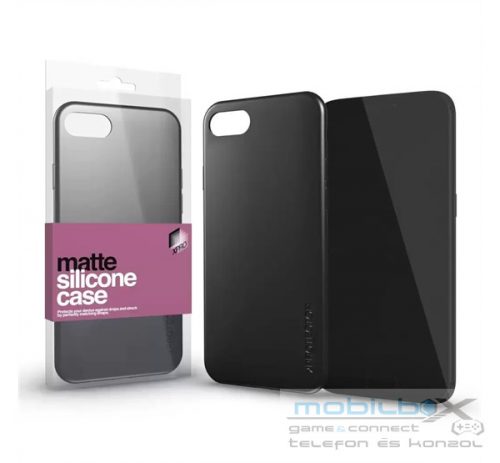 Xprotector Szilikon matte tok ultravékony Apple iPhone 15 Pro, fekete