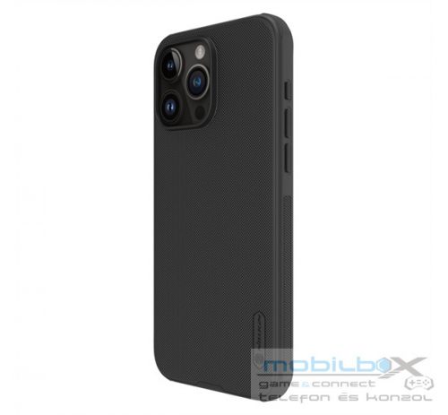 Nillkin Super Frosted Shield Pro Mágneses Apple iPhone 15 Pro Max műanyag tok, fekete