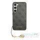 Guess 4G Charms Samsung Galaxy S24 szilikon tok, fekete