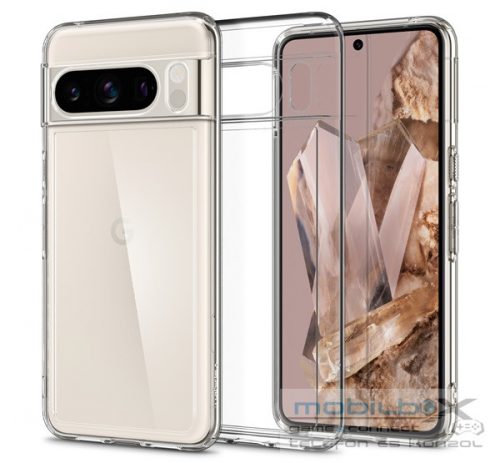 Spigen Ultra Hybrid Google Pixel 8 Pro tok, Crystal Clear, átlátszó