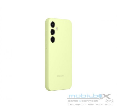 Samsung Galaxy A55 5G Silicone Cover, gyári szilikon tok, lime, EF-PA556TME