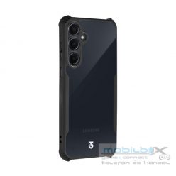   Tactical Quantum Stealth Samsung Galaxy A35 5G hátlap tok, átlátszó/fekete