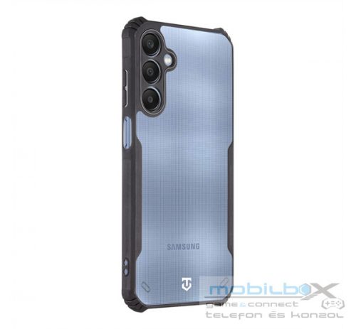 Tactical Quantum Stealth Samsung Galaxy A25 5G hátlap tok, átlátszó/fekete