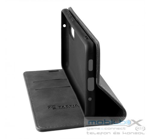 Tactical Xproof Xiaomi Redmi Note 12 5G flip/oldalra nyíló tok, fekete