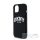 DKNY Liquid Silicone Arch Logo iPhone 11 Magsafe hátlap tok, fekete