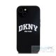 DKNY Liquid Silicone Arch Logo iPhone 13 Magsafe hátlap tok, fekete