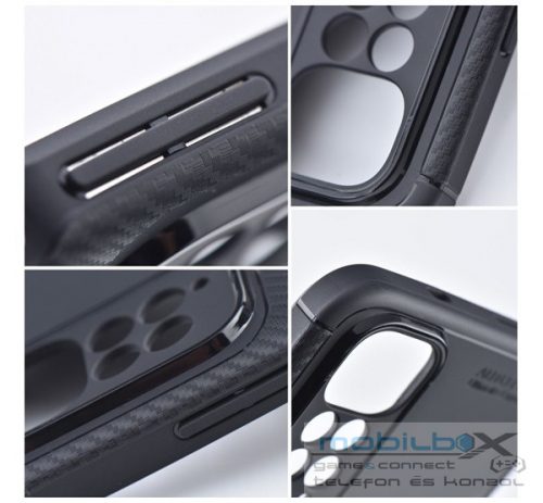 Forcell Carbon Premium Xiaomi Redmi 12C szilikon tok, fekete