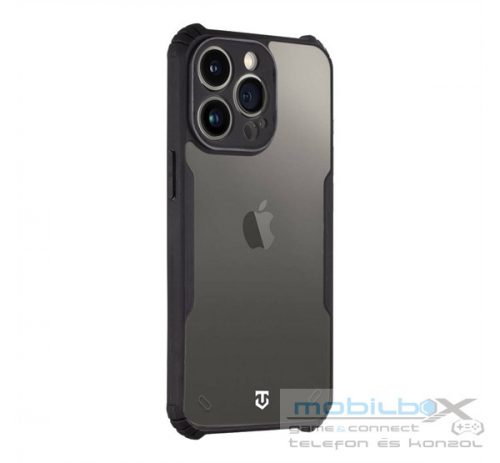 Tactical Quantum Stealth Apple iPhone 13 Pro hátlap tok, átlátszó/fekete