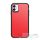 Mobilfox Apple iPhone 12 full-shock 2.0 hátlap tok, Fire Red