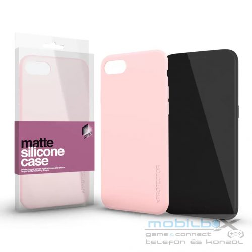 XPRO™ Szilikon matte tok ultravékony Púder pink Samsung A6 2018 készülékhez