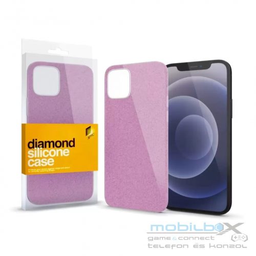 XPRO™ Szilikon tok Diamond Pink Apple iPhone Xs Max készülékhez