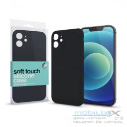   XPRO™ Soft Touch szilikon tok Slim Fekete Apple iPhone Xr készülékhez