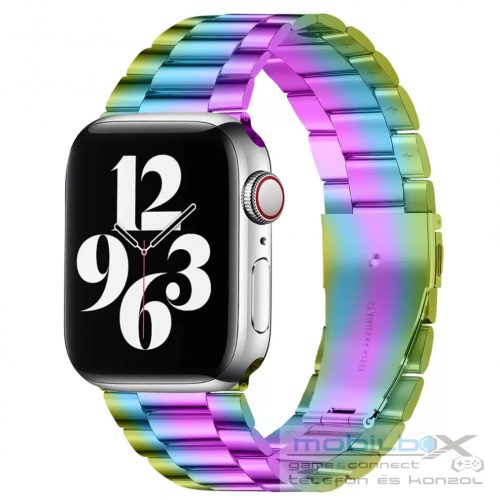 XPRO™ Apple Watch rozsdamentes vastag acél szíj szirvárvány 42mm / 44mm / 45mm / 49mm