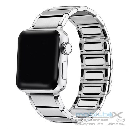 XPRO™ Apple Watch rozsdamentes acél szíj mágneses csattal ezüst 42mm / 44mm / 45mm / 49mm