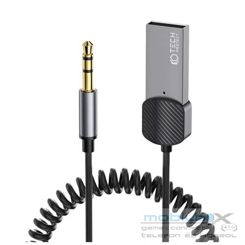 Tech-Protect ULTRABOOST Bluetooth AUX Audio Adapter Szürke