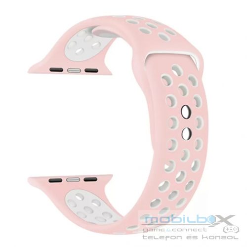 XPRO™ Apple Watch lélegző sport szíj Pink / Fehér 42mm/44mm/45mm