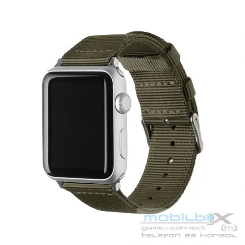 XPRO™ Apple Watch szőtt műanyag szíj Zöld 38mm/40mm/41mm