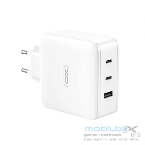 XO Hálózat Töltő CE14 PD 1xUSB 2xUSB-C 100W Fehér