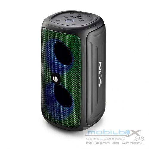 NGS Roller Beast Black Bluetooth Hangszóró IPX5 32W - BT / USB / TF / AUX IN - TWS