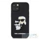 Karl Lagerfeld tok fekete KLHCP15S3DRKCNK Apple Iphone 15 készülékhez