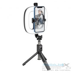 Hoco LV03 Plus Vezeték nélküli Selfie bot Tripod Fekete