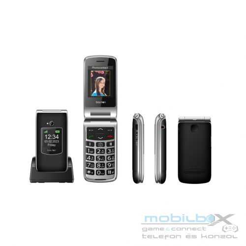 Beafon SL605 2,4" Flip Mobiltelefon FEKETE