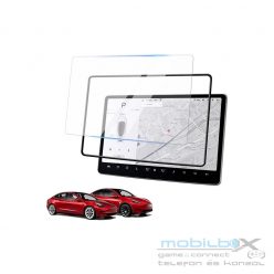   XPRO™ Matte Tempered Glass 0.33mm kijelzővédő üveg / üvegfólia felhelyező applikátorral Tesla Model 3 / Model Y