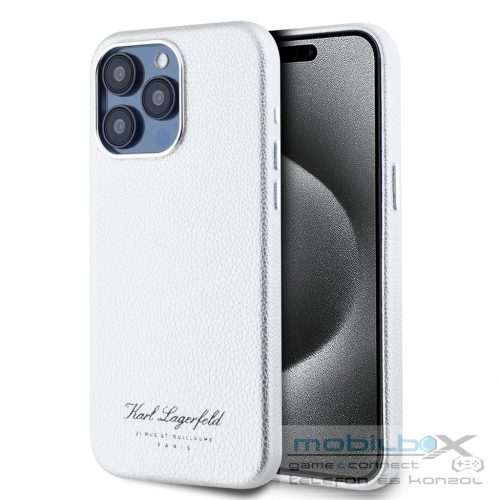 Karl Lagerfeld tok szürke KLHCP15XPGWCMKHG Apple Iphone 15 Pro Max készülékhez