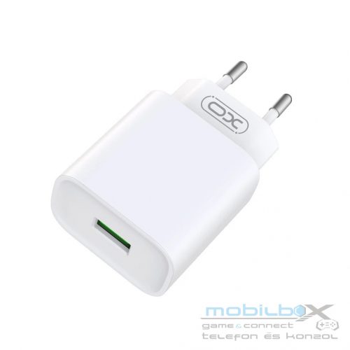 XO CE02D Hálózati töltő QC 3.0 18W 1x USB fehér