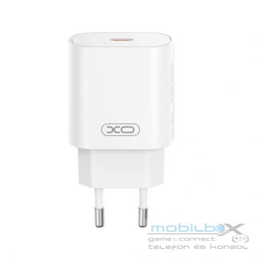 XO CE25 Hálózati töltő PD 3A 25W 1x USB-C fehér