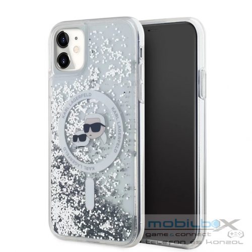 Karl Lagerfeld csillogós átlátszó tok KLHMN61LGKCSGH Apple Iphone 11 készülékhez