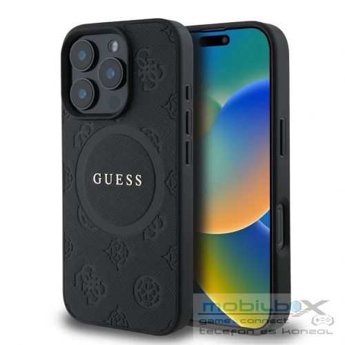 Guess tok Fekete Apple iPhone 16 Pro készülékhez GUHMP16LPSAPSMEK