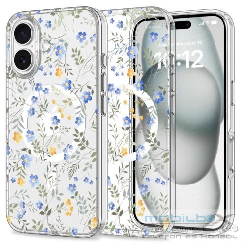 Tech-Protect MAGMOOD Spring átlátszó tok Apple iPhone 16 készülékhez